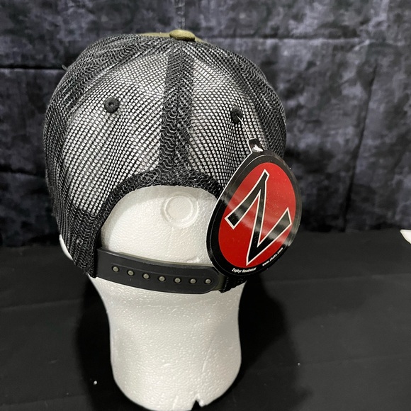 Michigan Upper Peninsula Green Black Mesh Baseball Cap SnapBack Zephyr ZHat NWT - Picture 5 of 8